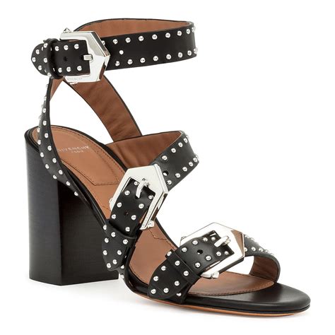 givenchy buckled leather sandals|givenchy high heel sandals.